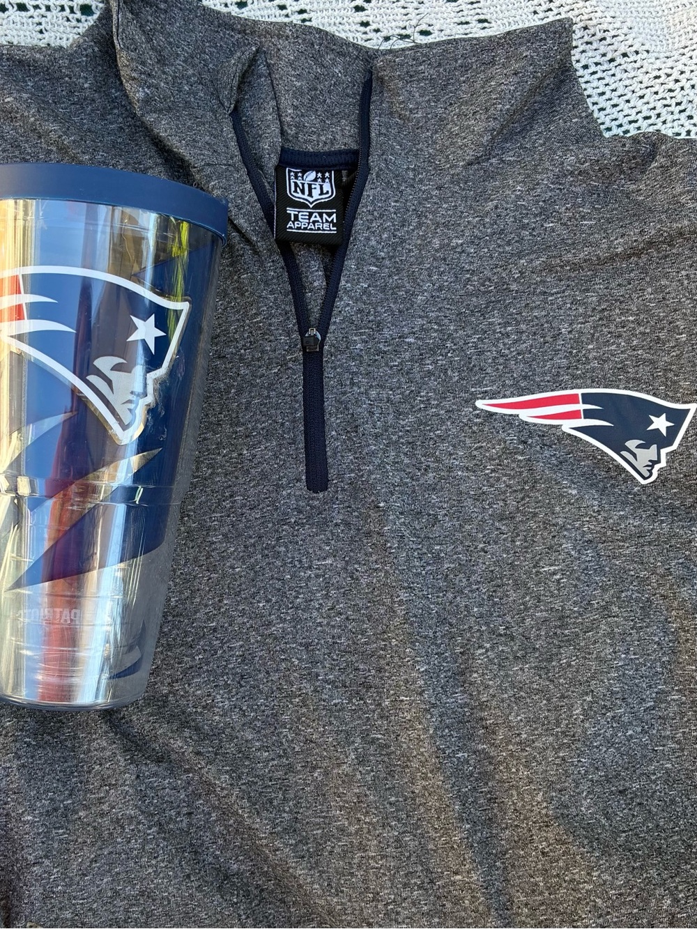 Patriots Shirt & Tervis tumbler